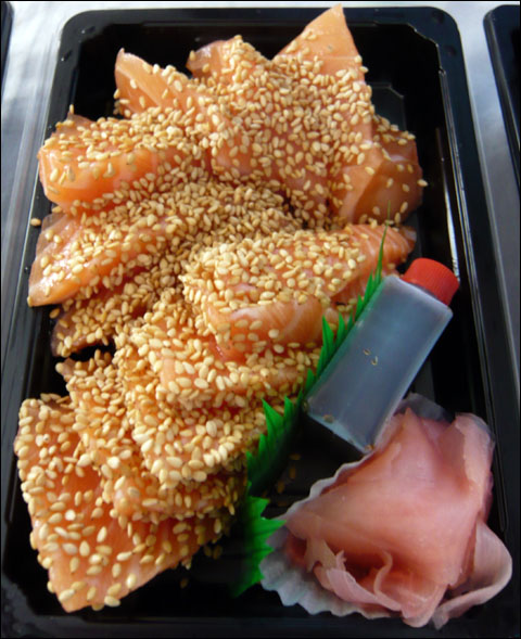 Sushi BÃ¢, Sashimi aux graines de sÃ©same